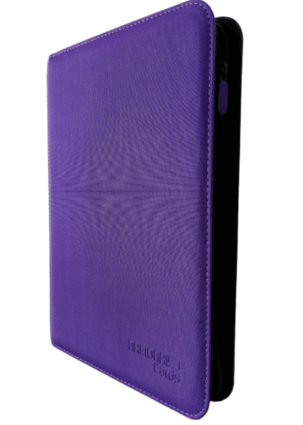 PASTA ÁLBUM FICHARIO PREMIUM 540 CARTAS - ROXO | Pasta / Folhas