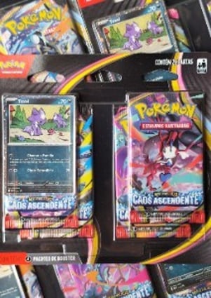 Blister Quádruplo Pokémon Toxel ME04 Caos Ascendente | IgnisCard