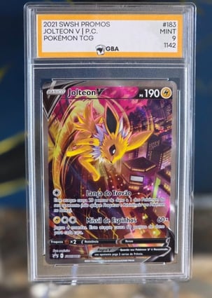 Jolteon V #SWSH183 Pokemon Promo | Cartas Graduadas | MYP Cards