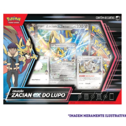 Box Coleção Zacian ex do Lupo | EVOLUCARDS | MYP Cards