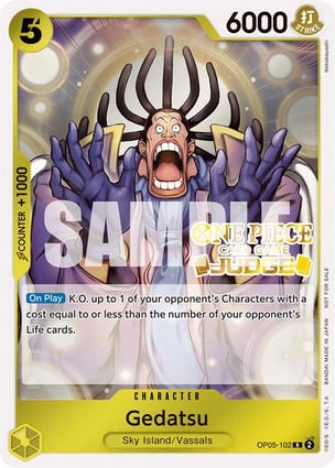 one piece card game judge pack Whats Inside a Vol. 7. #pokemon #onepiece #OpTCG #roboskillz you may rest this card to make it the new target of the attack.) [On Play] DON Judge Pack Vol. 5 -