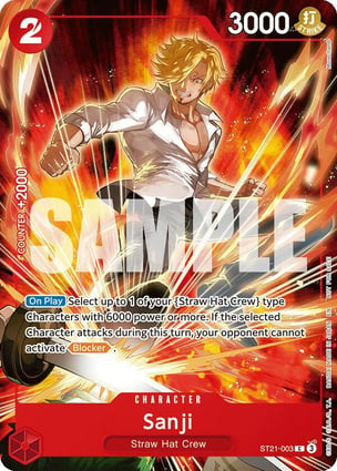 Sanji (Welcome Pack 2026 Vol.1) | One Piece | MYP Cards