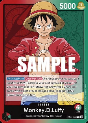 Monkey.D.Luffy | One Piece | MYP Cards