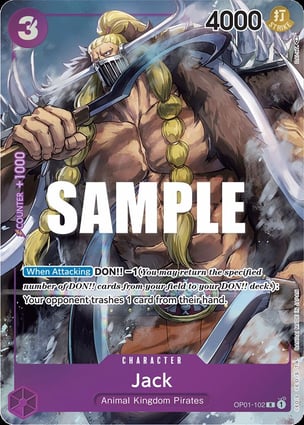 Jack | One Piece | MYP Cards