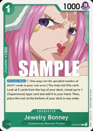Jewelry Bonney | One Piece | MYP Cards
