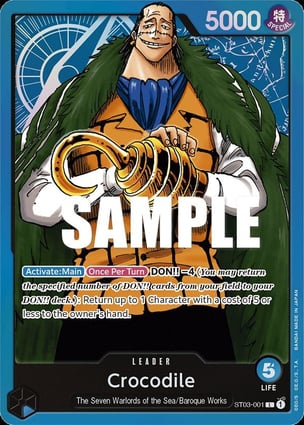 Crocodile | One Piece | MYP Cards