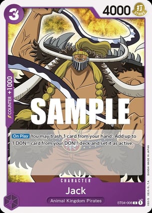 Jack | One Piece | MYP Cards