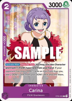 Carina | One Piece | MYP Cards
