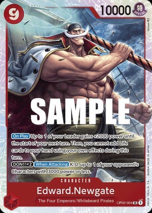 Edward.Newgate | One Piece | MYP Cards