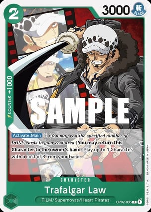 Trafalgar Law | One Piece | MYP Cards