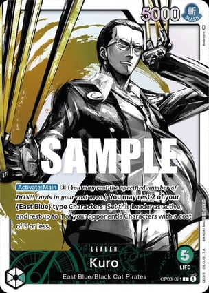 Kuro | One Piece | MYP Cards