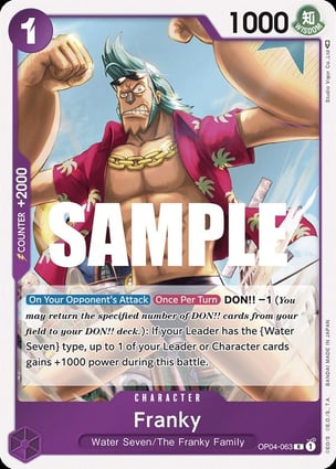 Franky | One Piece | MYP Cards