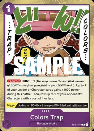 Colors Trap | One Piece | MYP Cards