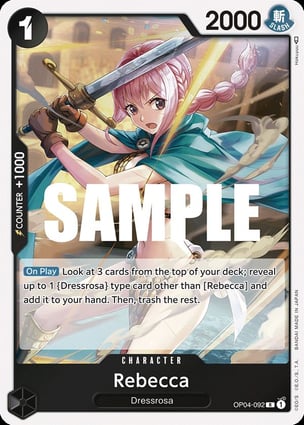 ONE PIECE CARD GAME レベッカ Rebecca | One Piece | MYP Cards