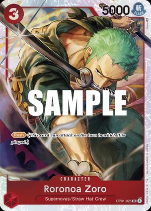 Roronoa Zoro | One Piece | MYP Cards