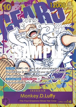 Monkey.D.Luffy | One Piece | MYP Cards