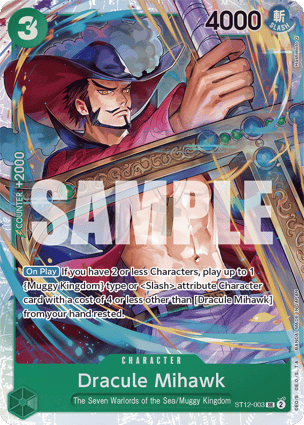 Dracule Mihawk | One Piece | MYP Cards