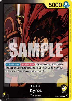 Kyros | One Piece | MYP Cards
