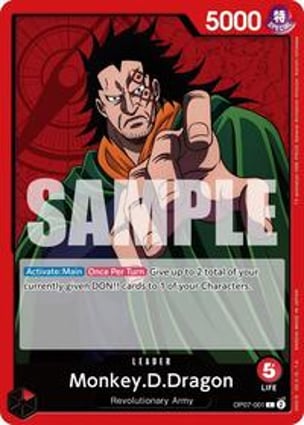 Monkey.D.Dragon (001) | One Piece | MYP Cards