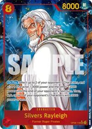 リ*ン様 Silvers Rayleigh - Parallel OP08-11 Silvers Rayleigh (Parallel) | One Piece | MYP Cards