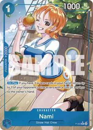 Nami (P-053) (Full Art) | One Piece | MYP Cards
