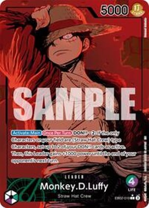 ワンピース カードゲーム 2025 ONE PIECE EN MONKEY D. LUFFY #010 Monkey.D.Luffy (010) (Alternate Art) | One Piece | MYP Cards