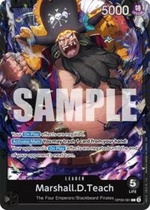 Marshall.D.Teach (OP09-081) | One Piece | MYP Cards