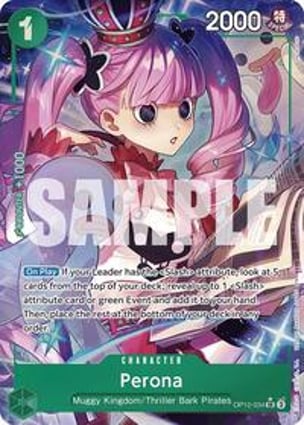 Perona (Alternate Art) | One Piece | MYP Cards