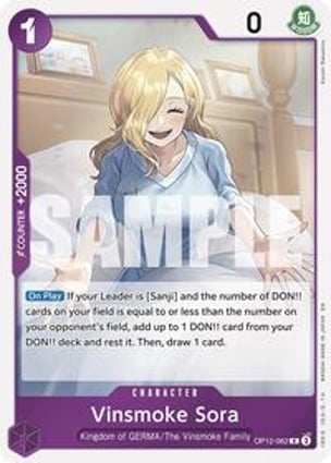 Vinsmoke Sora | One Piece | MYP Cards