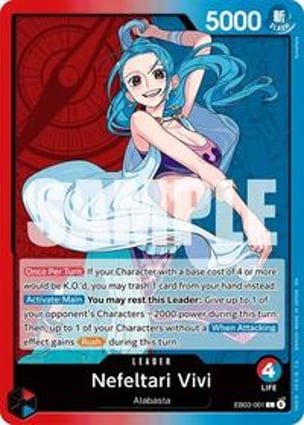 Nefeltari Vivi (001) | One Piece | MYP Cards