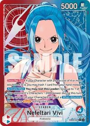 ワンピースカードゲーム NEFELTARI VIVI 001 Nefeltari Vivi (001) | One Piece | MYP Cards