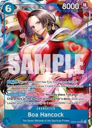 ワンピース カードゲーム Boa Hancock リーダーカード Boa Hancock (Alternate Art) | One Piece | MYP Cards