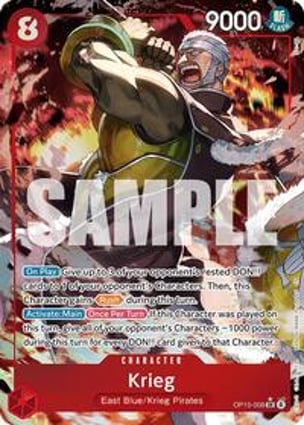 Krieg (OP15-008) (Alternate Art) | One Piece | MYP Cards