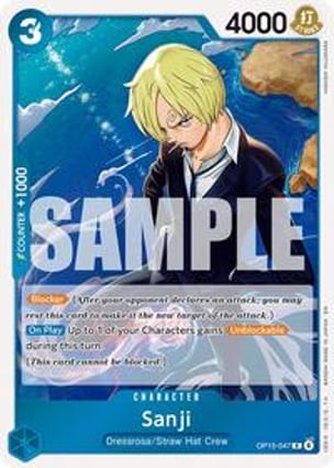 Sanji (OP15-047) (Alternate Art) | One Piece | MYP Cards