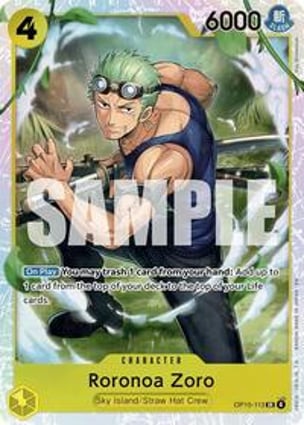 Roronoa Zoro (OP15-113) | One Piece | MYP Cards