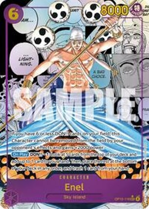 エネルOP15-118 op15 060 Enel (OP15-118) (Manga) | One Piece | MYP Cards