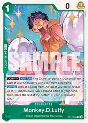 Monkey.D.Luffy (034) (Alternate Art) | One Piece | MYP Cards