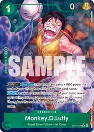 Monkey.D.Luffy (034) (Alternate Art) | One Piece | MYP Cards