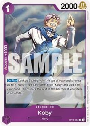 Koby / Koby | One Piece | MYP Cards