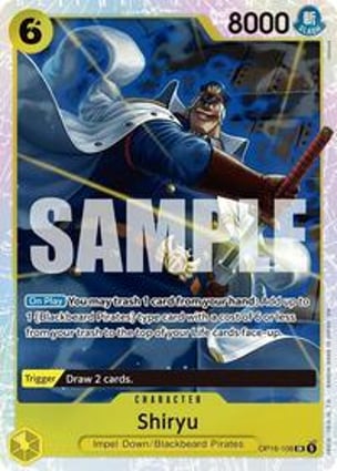 メモリー Shiryu Shiryu | One Piece | MYP Cards