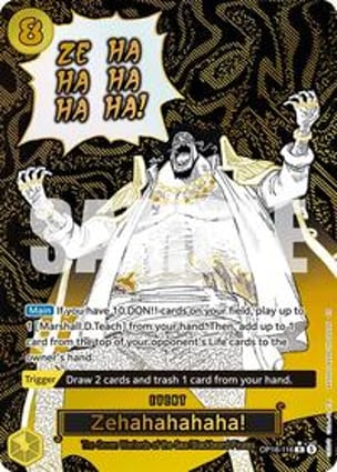 Zehahahahaha! (Alternate Art) | One Piece | MYP Cards