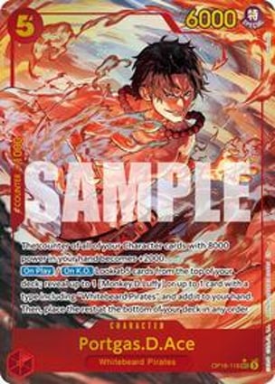 VSシリーズまとめ　※P18 P19カード追加 Portgas.D.Ace (118) (Alternate Art) | One Piece | MYP Cards