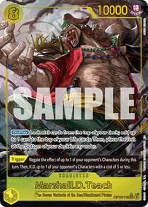 Marshall.D.Teach (119) | One Piece | MYP Cards
