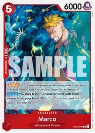 Marco | One Piece | MYP Cards