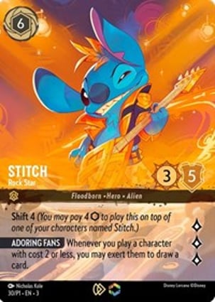 Stitch - Rock Star (Store Championship) | Lorcana | MYP Cards