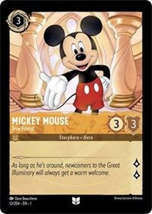 Mickey Mouse - True Friend | Lorcana | MYP Cards