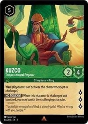 Kuzco - Temperamental Emperor | Lorcana | MYP Cards
