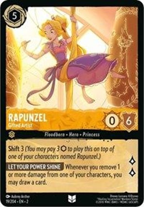 RAPUNZEL 海外プロモ 【Lorcana/ロルカナ】 Rapunzel - Gifted Artist | Lorcana | MYP Cards