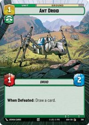 Ant Droid (Hyperspace) | Star Wars: Unlimited | MYP Cards