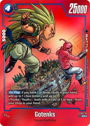 Gotenks - FS02-03 (Limited Pack MANGA Version 02) | DBS: Fusion